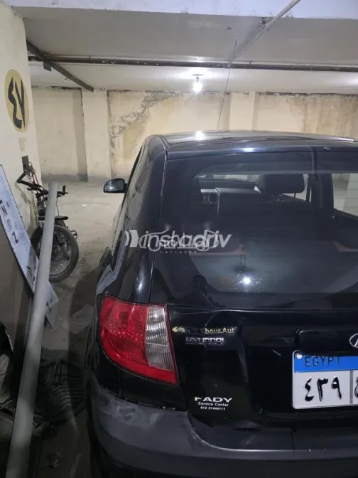 هيونداي جيتز 2008 أسود مستعملة للبيع - 3