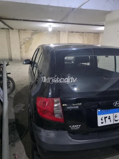 هيونداي جيتز 2008 أسود مستعملة للبيع - 5