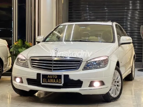 مرسيدس C 200 2008 أبيض مستعملة للبيع - 3