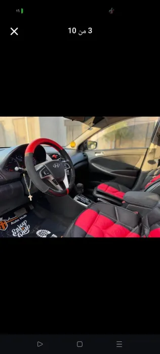 هيونداي اكسنت RB 2023 أبيض مستعملة للبيع