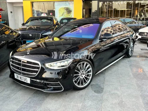 مرسيدس S 500 2021 أبيض مستعملة للبيع - 1
