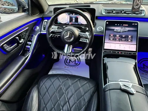 مرسيدس S 500 2021 أبيض مستعملة للبيع - 5