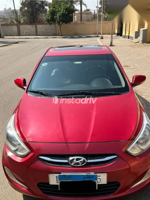 هيونداي اكسنت 2016 أحمر مستعملة للبيع - 6