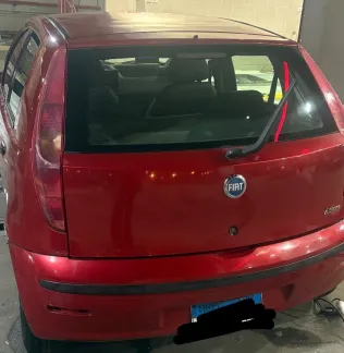 فيات بونتو 2009 أبيض مستعملة للبيع