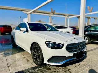 Mercedes E 200 2021 White Used for Sale
