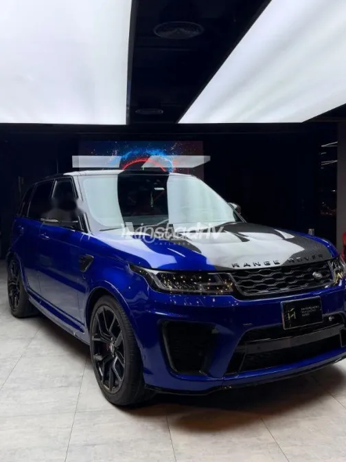 لاند روفر رنج روفر سبورت 2022 أزرق غامق مستعملة للبيع - 4