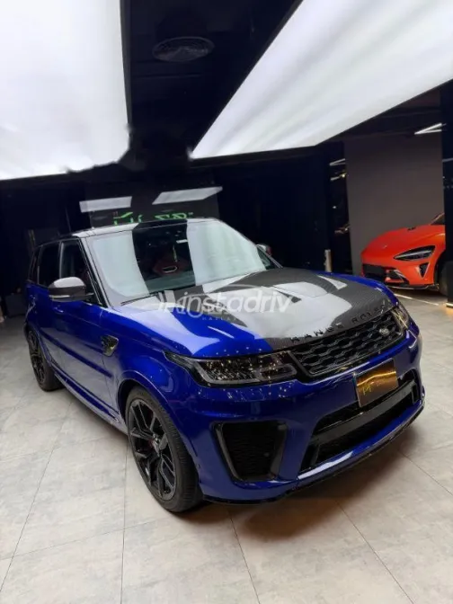 لاند روفر رنج روفر سبورت 2022 أزرق غامق مستعملة للبيع - 5