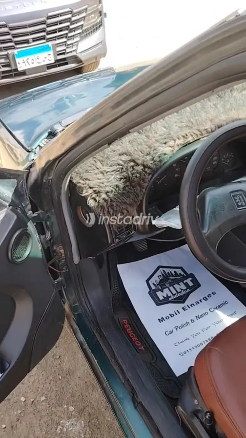 بيجو 405 1999 أخضر مستعملة للبيع - 4