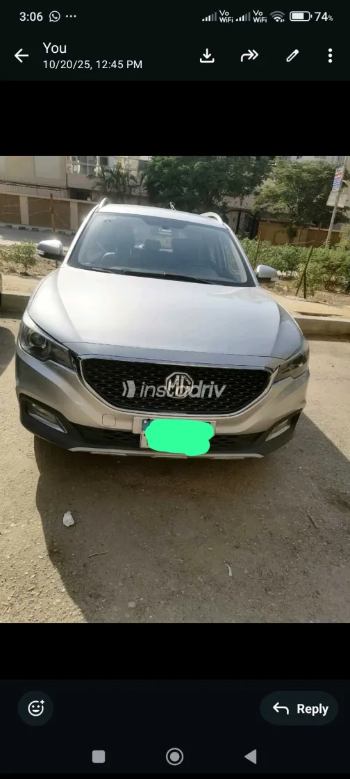 ام جى ZS 2021 أبيض مستعملة للبيع - 4