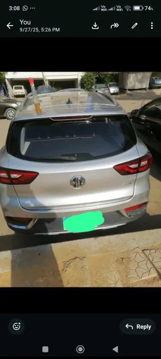 ام جى ZS 2021 أبيض مستعملة للبيع