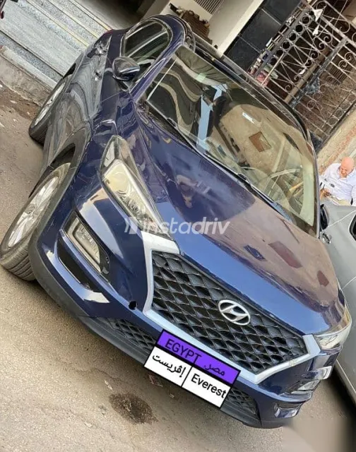 هيونداي توسان 2019 أزرق غامق مستعملة للبيع - 7