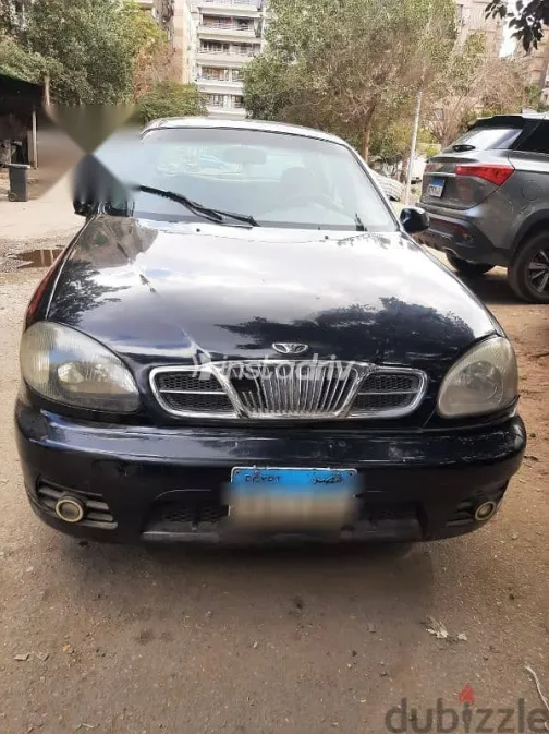 دايو لانوس 2003 أسود مستعملة للبيع - 2