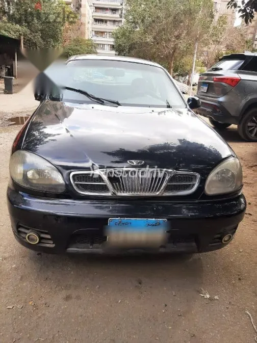 دايو لانوس 2003 أسود مستعملة للبيع - 3