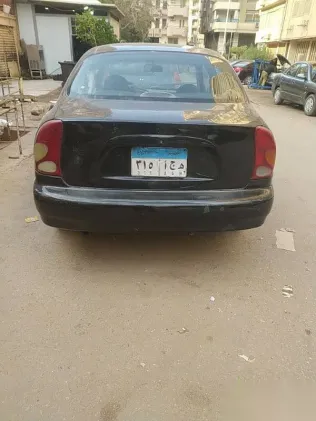 دايو لانوس 2003 أسود مستعملة للبيع