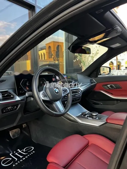 بي ام دبليو 320 2024 أسود مستعملة للبيع - 2