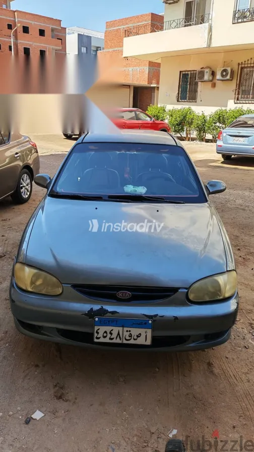 كيا سيفيا 2000 رمادي مستعملة للبيع - 3