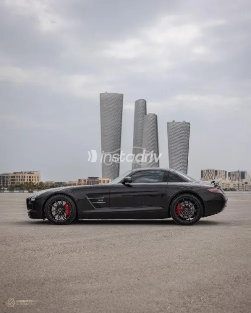 مرسيدس SLS AMG 2012 أسود مستعملة للبيع - 2