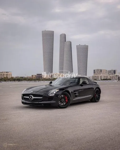 مرسيدس SLS AMG 2012 أسود مستعملة للبيع - 3