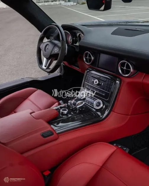 مرسيدس SLS AMG 2012 أسود مستعملة للبيع - 4