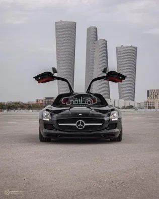 مرسيدس SLS AMG 2012 أسود مستعملة للبيع