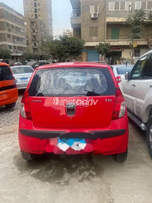 هيونداي I10 2010 أحمر مستعملة للبيع - 3