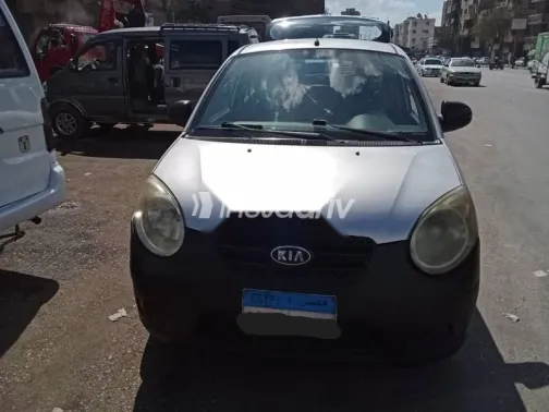 كيا بيكانتو 2008 فضي مستعملة للبيع - 6