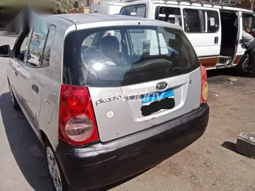 كيا بيكانتو 2008 فضي مستعملة للبيع - 9