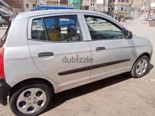 كيا بيكانتو 2008 فضي مستعملة للبيع