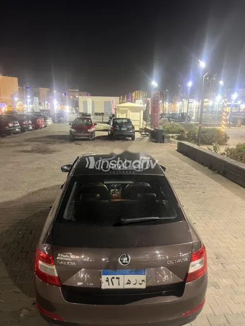 سكودا اوكتافيا A7 2015 موكا مستعملة للبيع - 1