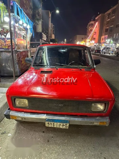فيات 128 1989 أحمر مستعملة للبيع - 2