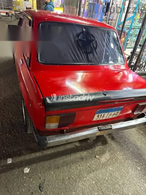 فيات 128 1989 أحمر مستعملة للبيع - 4