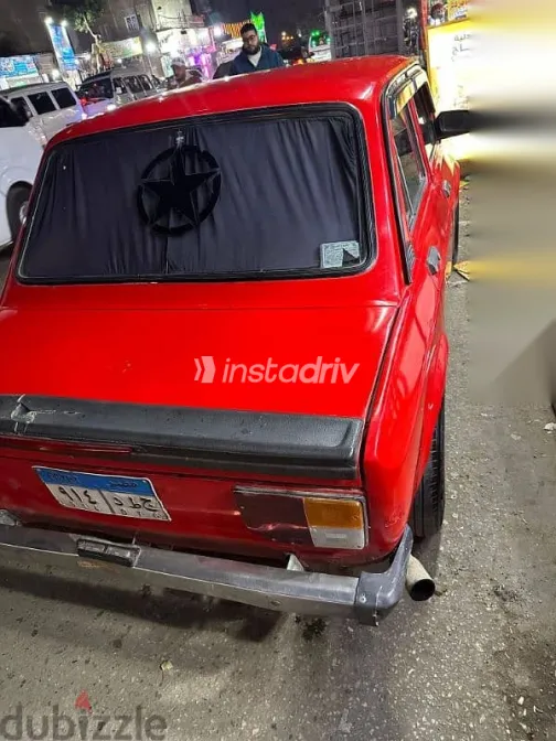 فيات 128 1989 أحمر مستعملة للبيع - 5