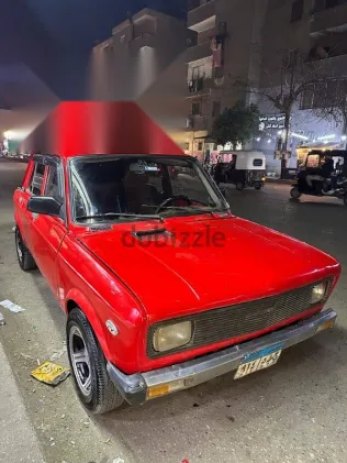 فيات 128 1989 أحمر مستعملة للبيع