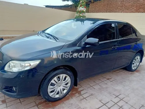 تويوتا كورولا 2008 أسود مستعملة للبيع - 1