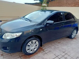 تويوتا كورولا 2008 أسود مستعملة للبيع