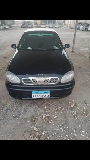 دايو لانوس 2007 أسود مستعملة للبيع