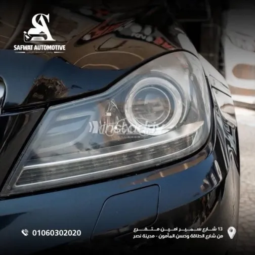 مرسيدس C 250 2012 أسود مستعملة للبيع - 3