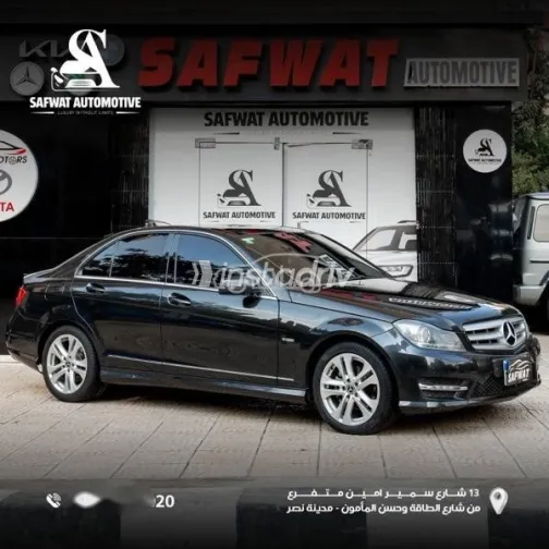 مرسيدس C 250 2012 أسود مستعملة للبيع - 4