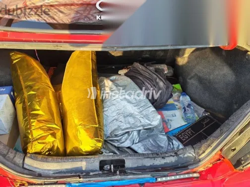 كيا ريو 2001 أحمر مستعملة للبيع - 3