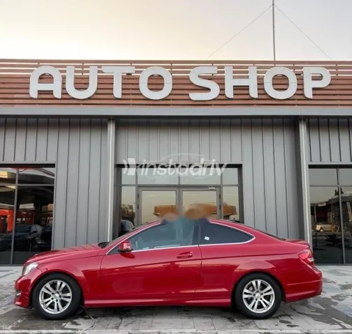 مرسيدس C 180 2013 أحمر مستعملة للبيع - 2