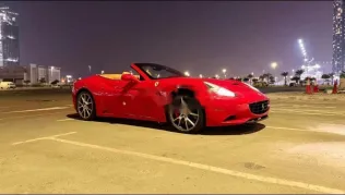 فيرارى كاليفورنيا 2013 أحمر مستعملة للبيع