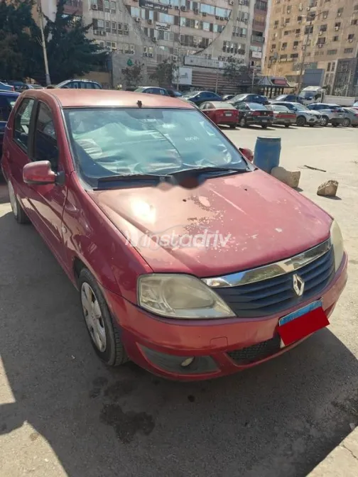 رينو لوجان 2012 أحمر مستعملة للبيع - 2