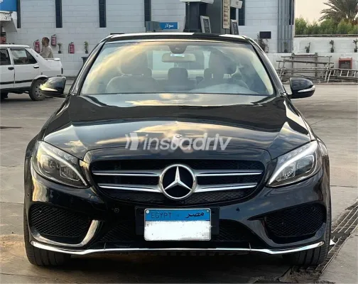 مرسيدس C 180 2015 أسود مستعملة للبيع - 3