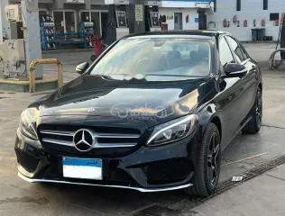 مرسيدس C 180 2015 أسود مستعملة للبيع