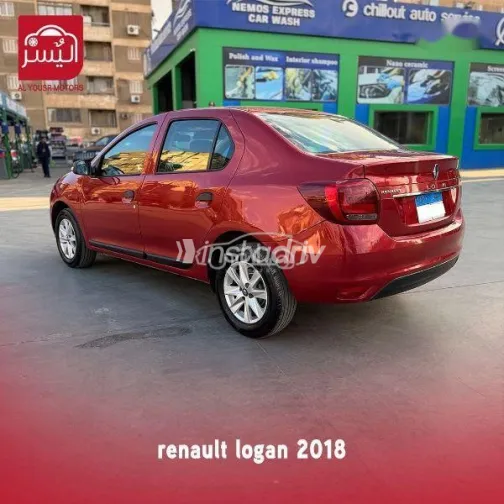 Renault Logan 2018 Dark Red Used for Sale - 2
