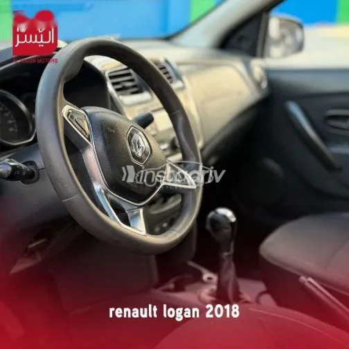 Renault Logan 2018 Dark Red Used for Sale - 4