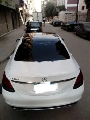 Mercedes C 180 2019 White Used for Sale