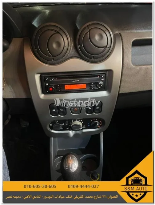 رينو لوجان 2010 أسود مستعملة للبيع - 3