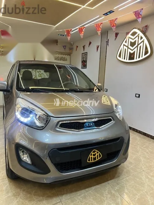 كيا بيكانتو 2014 بني مستعملة للبيع - 2