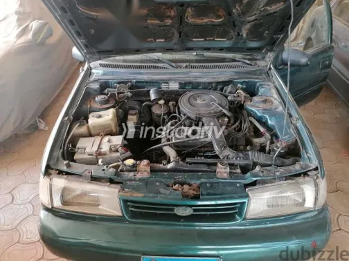 هيونداي اكسيل 1997 أخضر مستعملة للبيع - 8